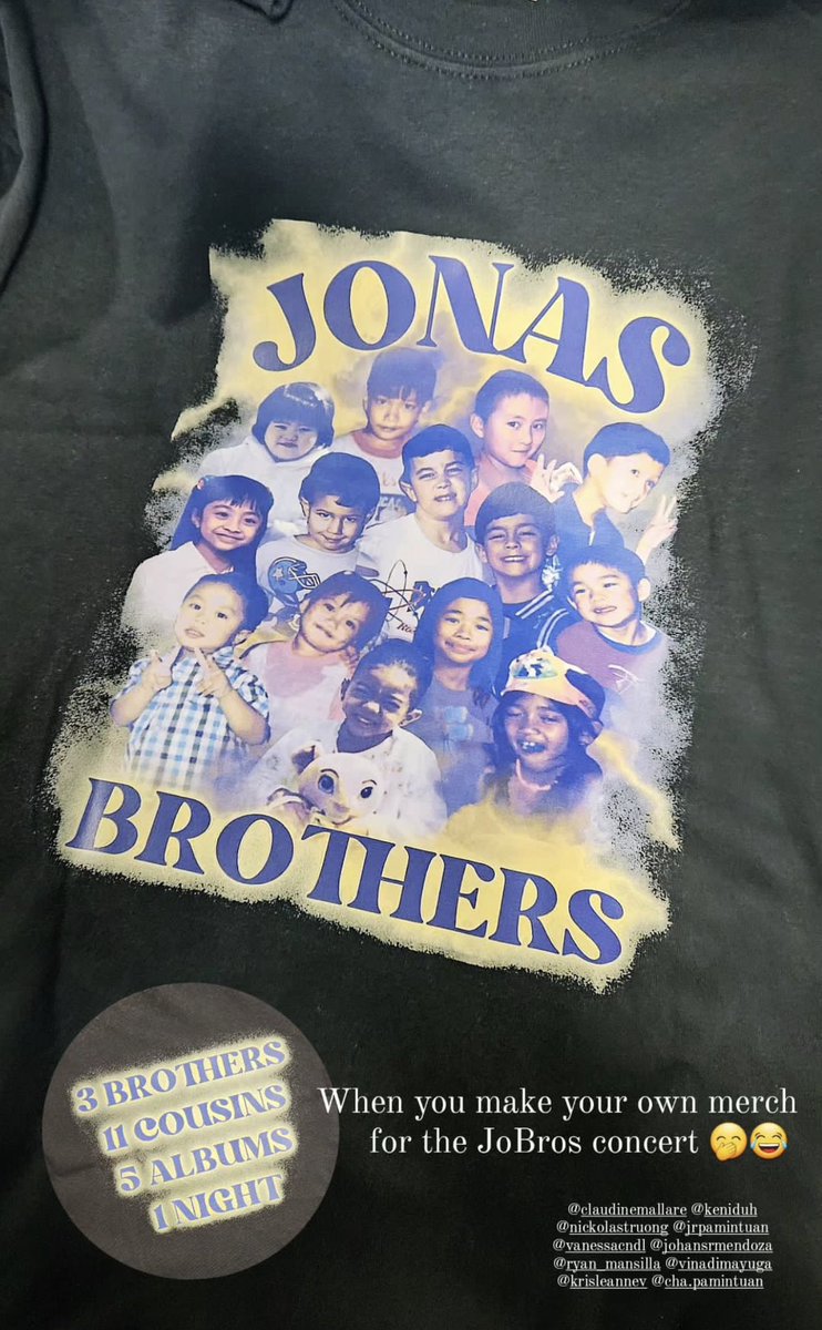 claudinemallare's tweet image. 3 brothers 🤝🏼 11 cousins @jonasbrothers @nickjonas @joejonas @kevinjonas Winnipeg loves you!! Thank you for the best night!! ❤️