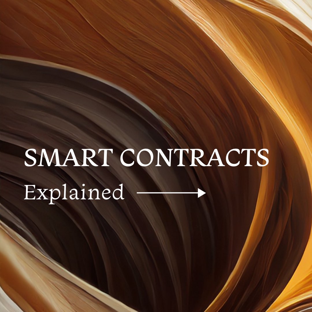 AgriDexPlatform's tweet image. What are Smart Contracts?

Smart Contracts are the backbone of Blockchain technology. They eliminate dependance on intermediaries and give greater freedom to the parties to make agreements. 

#SmartContractsExplained