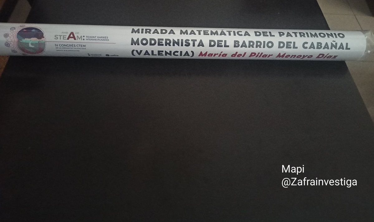 Zafrainvestiga's tweet photo. Y así, en bucle, puedo hablar del #Cabanyal con todo corazón 😊😉 así que si no os canso podéis venir a ver mi póster sobre la #MiradaMatemática del patrimonio modernista del Cabanyal-Canyamelar en el #IVCongrésCTEM #conAdeSTEAM #València como propuesta didáctica https://t.co/ZQbOtTHlmC