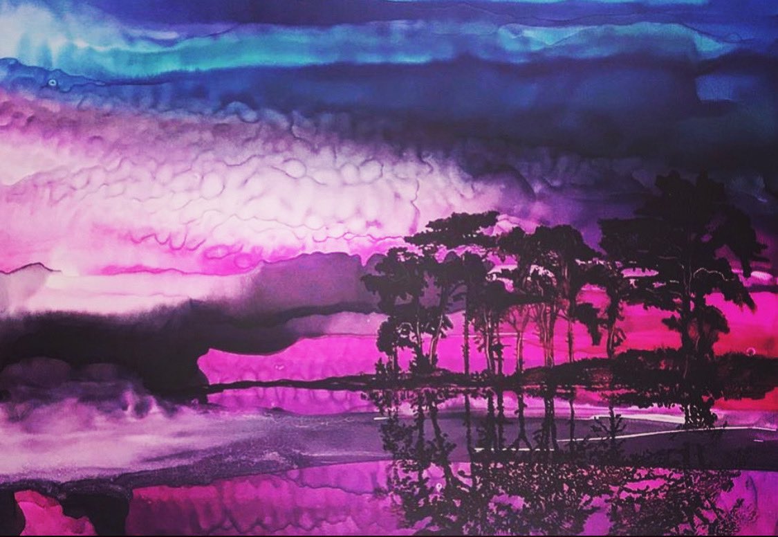 TheresaFitton1's tweet photo. Dreams.. Alcohol Inks and Windsor and Newton Ink. #ArtistOnTwitter #artwork #INK #painting https://t.co/eNHygrYCFR