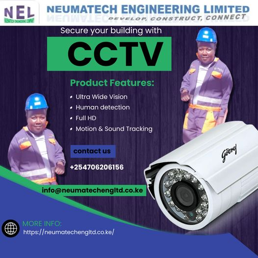 neumatech's tweet photo. We specialize in the installation of certified surveillance CCTV cameras and systems that ensure effective surveillance of an area as well as create a tamperproof record for post-event analysis. #cctv #engineering #installation #vision #secure #camera #image #display #maintenance https://t.co/rILt8Bj0u5