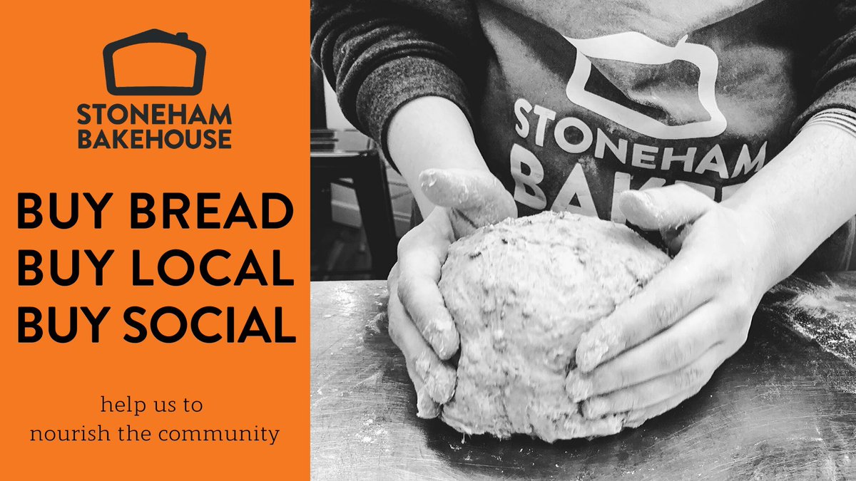 Stoneham Bakehouse is a social enterprise and community bakery. 
Our volunteer team bake bread, and the profits of the bread go to support our baking for wellbeing sessions. So every loaf, bagel, or bun you buy helps us to #nourishthecommunity
