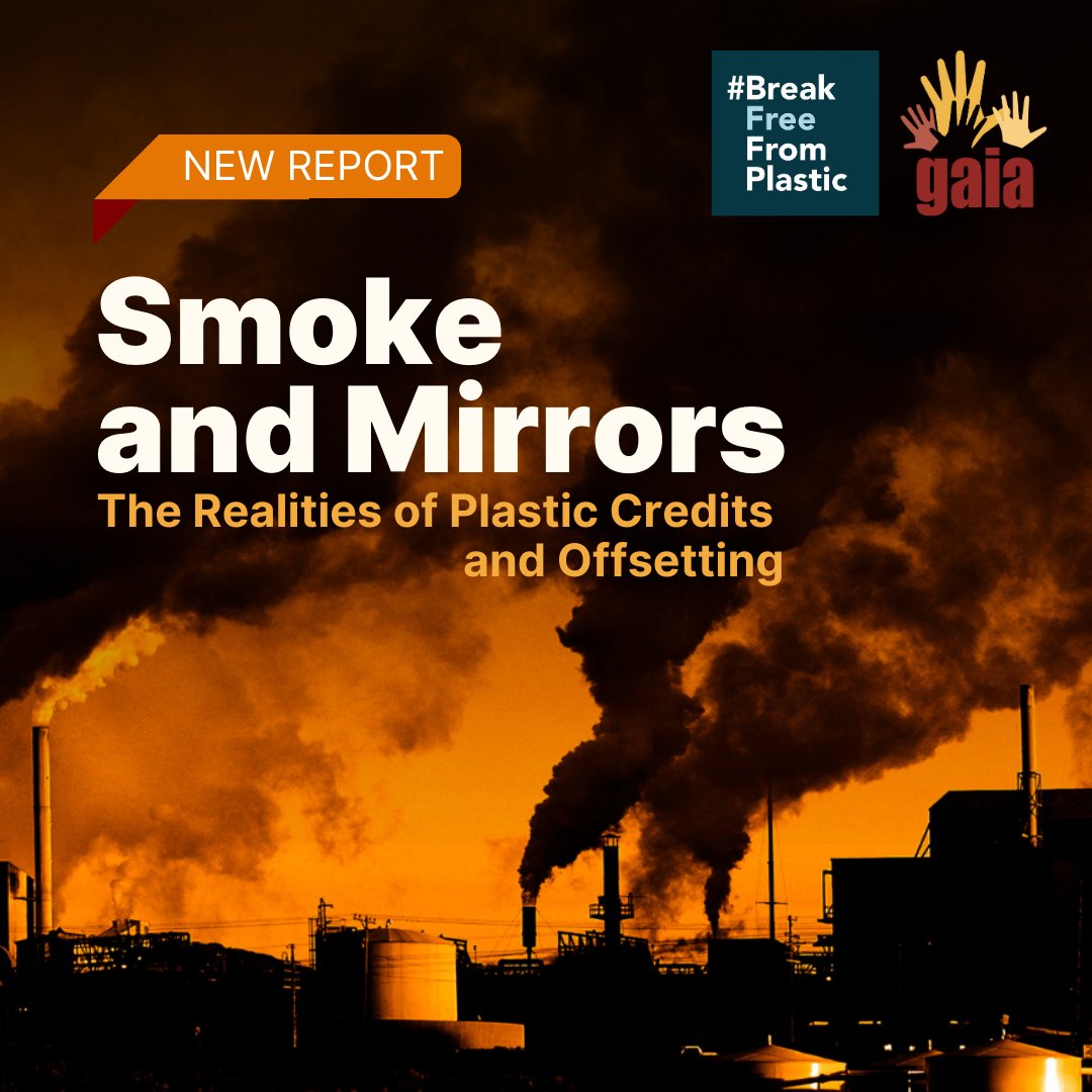 🚨 Smoke & Mirrors: Unveiling the Realities of Plastic Credits & Offsetting! 🌍 Our latest report, exposes serious flaws in plastic offsets, credits, and plastic neutrality, from key players Verra and PCX. 🕵️‍♂️ breakfreefromplastic.org/smoke-and-mirr…