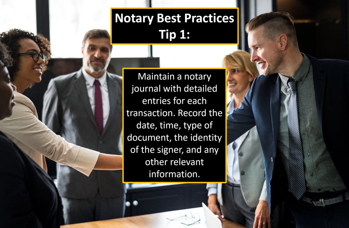 SunshineSigning's tweet image. Empower your notarial journey with precision and professionalism! 📚 #NotaryBestPractices #Secure
