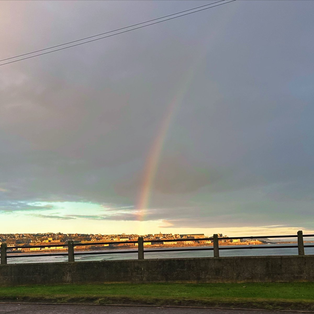 E_G_MacP's tweet photo. View on my way to work this morning 🌈I have survived my first phased week back after appendicitis! I will sleep all weekend to recover 😂 https://t.co/fLdWKwE9eq