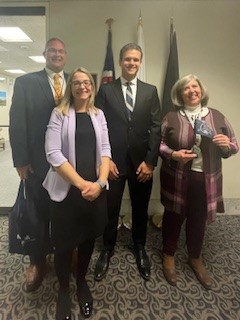 NAfME's tweet photo. Ensuring every student has equitable access to music education is critical to ensuring a well-rounded education. Thank you @SenJackReed for taking time to listen and meet with us! #NAMMFlyIn https://t.co/6ofGGP155m