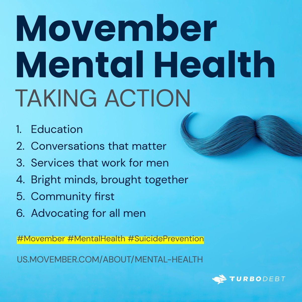 TheTurboFinance's tweet photo. Let's 'Mo've forward together for Movember!" 🧔👨 #Movember https://t.co/RsesiPoOXx