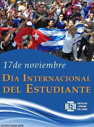 ErmisConcepcion's tweet photo. Cada 17 de noviembre se celebra el Día Internacional del Estudiante en recordación a los nueve jóvenes de las universidades de Praga asesinados por las hordas nazis de Adolfo Hitler en el año 1939. #CreaTuFuturo #SanctiSpíritusEnMarcha @DiazCanelB @DrRobertoMOjeda @UJCdeCuba https://t.co/JC0F82nHZu