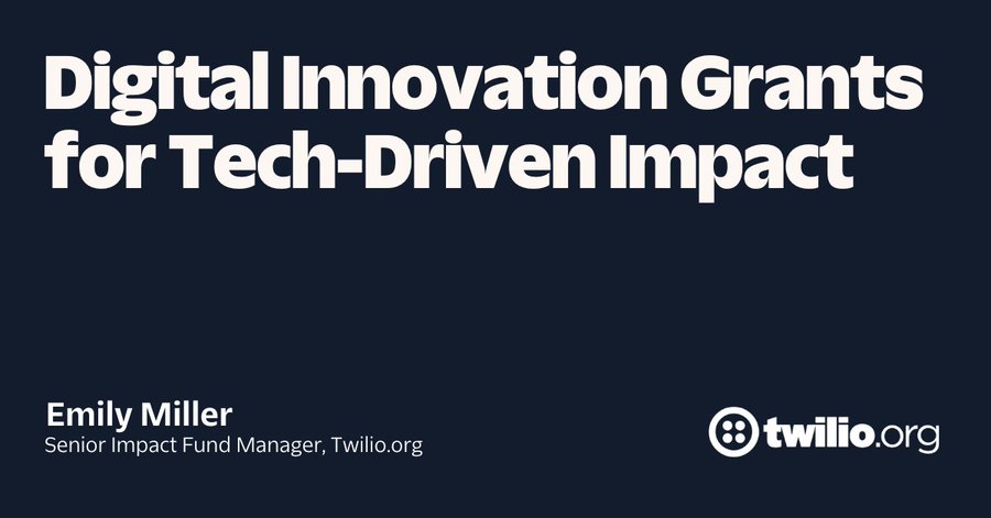 Through @TwilioDotOrg’s Digital Innovation grant initiative, they've provided over $5M USD to help #NonprofitOrganizations leverage technology for good. Learn more: spr.ly/6012uxQRY #NPTech #Tech4Good #Tech4Change @twilio