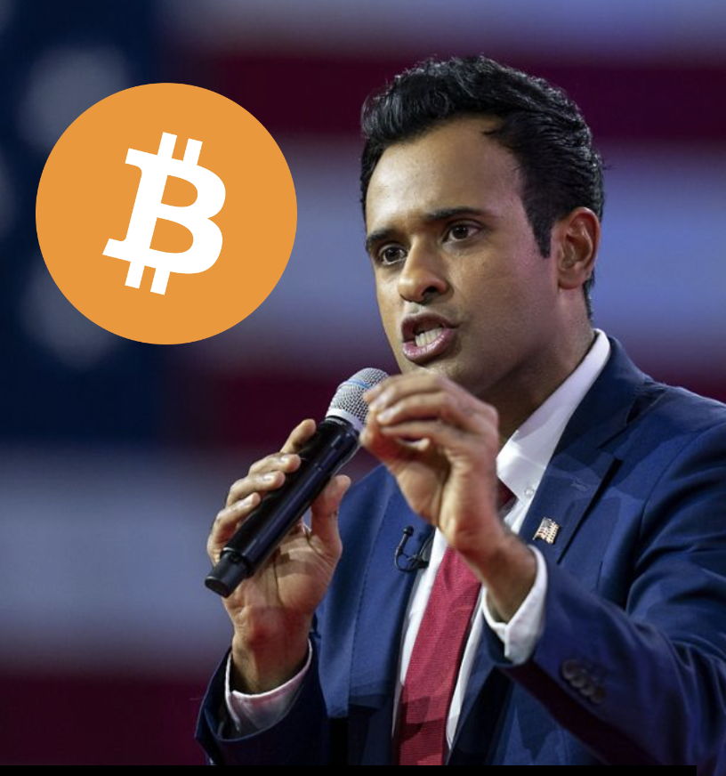 NEW: 🇺🇸 #Bitcoin is a total opt-out of the corruption of the existing system." –  Vivek Ramaswamy 👏