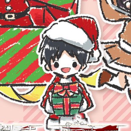 “  เอ้านี่! ของขวัญของพวกนาย! ” 

ใกล้คริสมาสต์แล้วสินะ ー！！