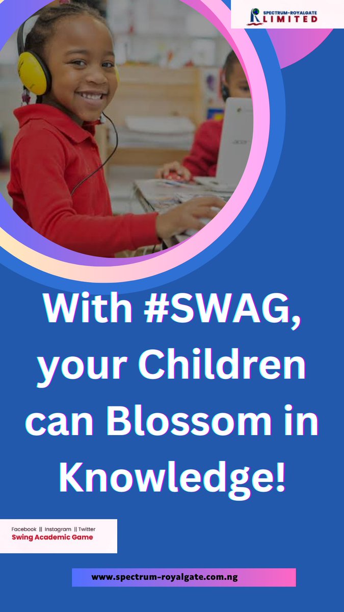 Let's help boost your child's knowledge..........

#watchout #swaglearninginnovation #swingacademicgame(SWAG) #swagboard #swagapp #swagchampionship #learningmadeeasy #ComingSoon