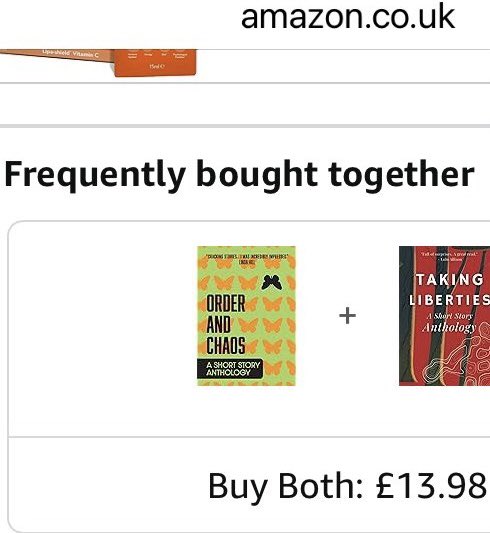 The algorithm seems to think this pairing is a good idea, and we couldn’t agree more!

Links below

#BreakthroughBooks
#TakingLiberties
#OrderAndChaos
#ShortStory
#ShortStories
#Anthology
#ShortStoryAnthology
#ShortStoryCollection
#Books #Kindle #BooksWorthReading
