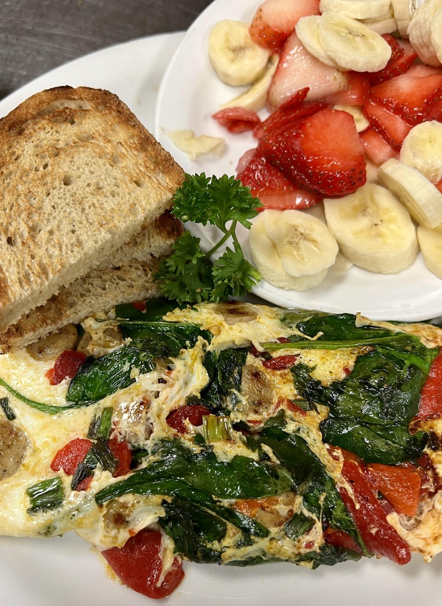 Start your week off right with a hearty healthy Targhee Omelet at Jake's!  #jakeseatery #newtownpa #richboropa #targheeomelet #omelets #eggwhites #hearthealthy #healthyeating