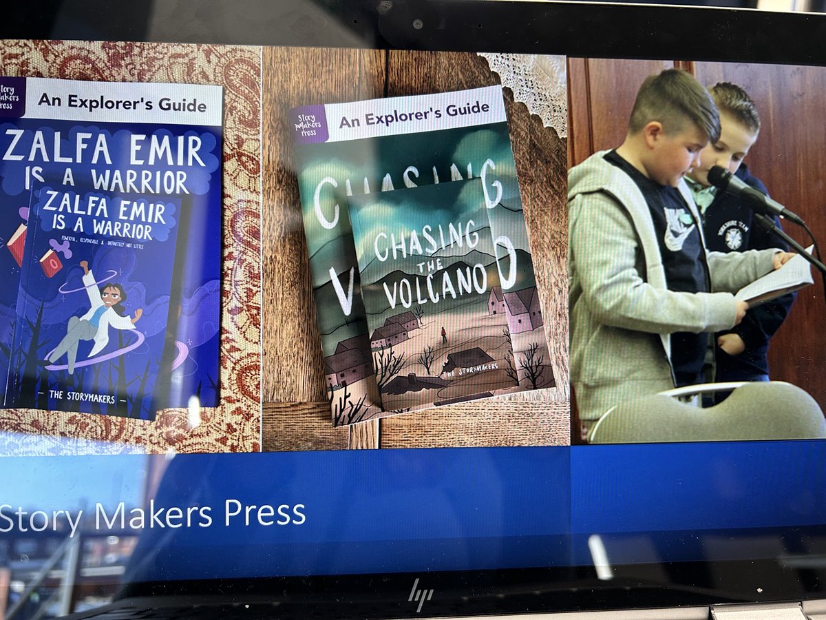 lisa_stephenso's tweet photo. Fantastic to share our #restorying work with teachers at Leeds English Conference today. We’ve been exploring diverse literacies, oracy, drama free writing, emotional literacy. Find out more about our books @StorymakersCo @anarede @educationLBU @leedscitycounc1 https://t.co/9Uu70zXiRW