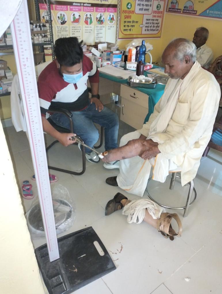 SunilMathew888's tweet photo. Emergency medical services at hwc tenuvath mathiya dinara rohtas @AyushmanHWCs @ABHWCs_Bihar @ThisIsSanower @SHSBihar https://t.co/j6gABLJKw0
