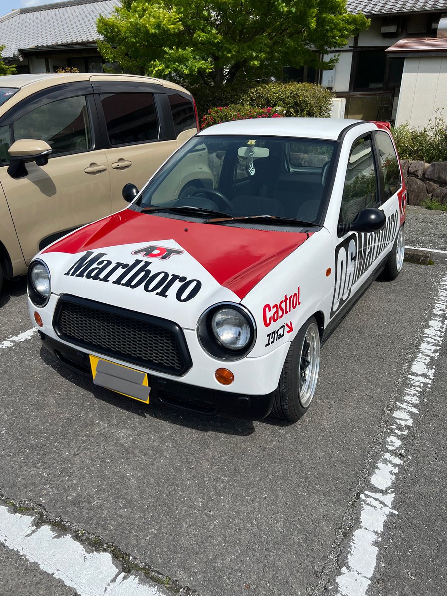 l700miracustom's tweet photo. なんか見た事あると思ったら前にカッコいいと思って撮った車や‼︎ https://t.co/W1GMX8jwEK