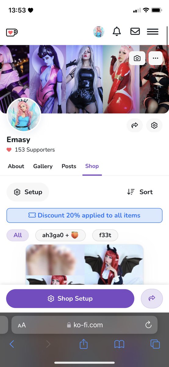 EmasyCos's tweet photo. The sales end tomorrow
Hurry up!!
Click in the link or add EMASY20 in your cart ✨

https://t.co/FUfQNOmjMq
#kofi https://t.co/jcHTxGmLLf