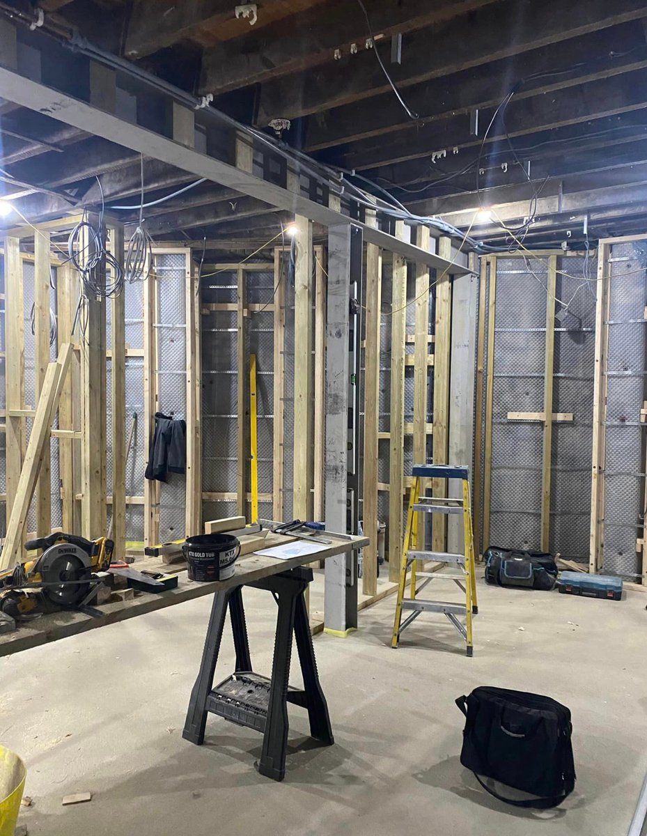 bluelightsafety's tweet photo. Blue Light Safety site survey in London for a renovation on a property that will consist of an open plan ground floor area. We look forward to returning to fully install #automist #firesafety https://t.co/elfVHkJ1M1