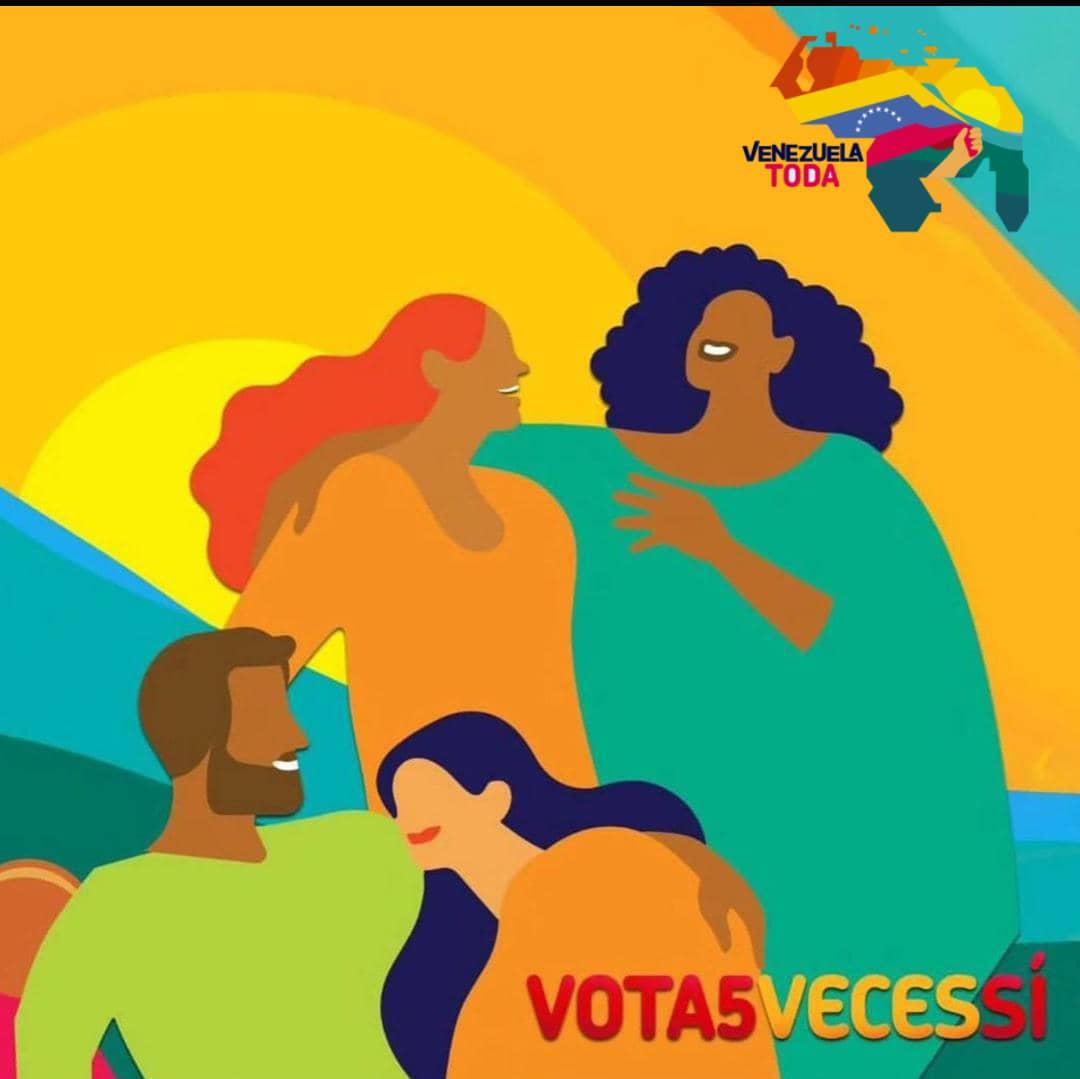 1cia21's tweet photo. #17NOV Venezuela toda. Vota 5 Veces si.. #ElEsequiboEsNuestro https://t.co/Ya2SkGpgON