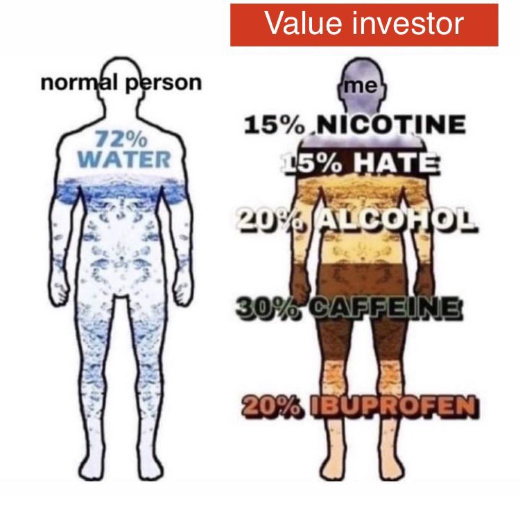 Biology of a value investor: