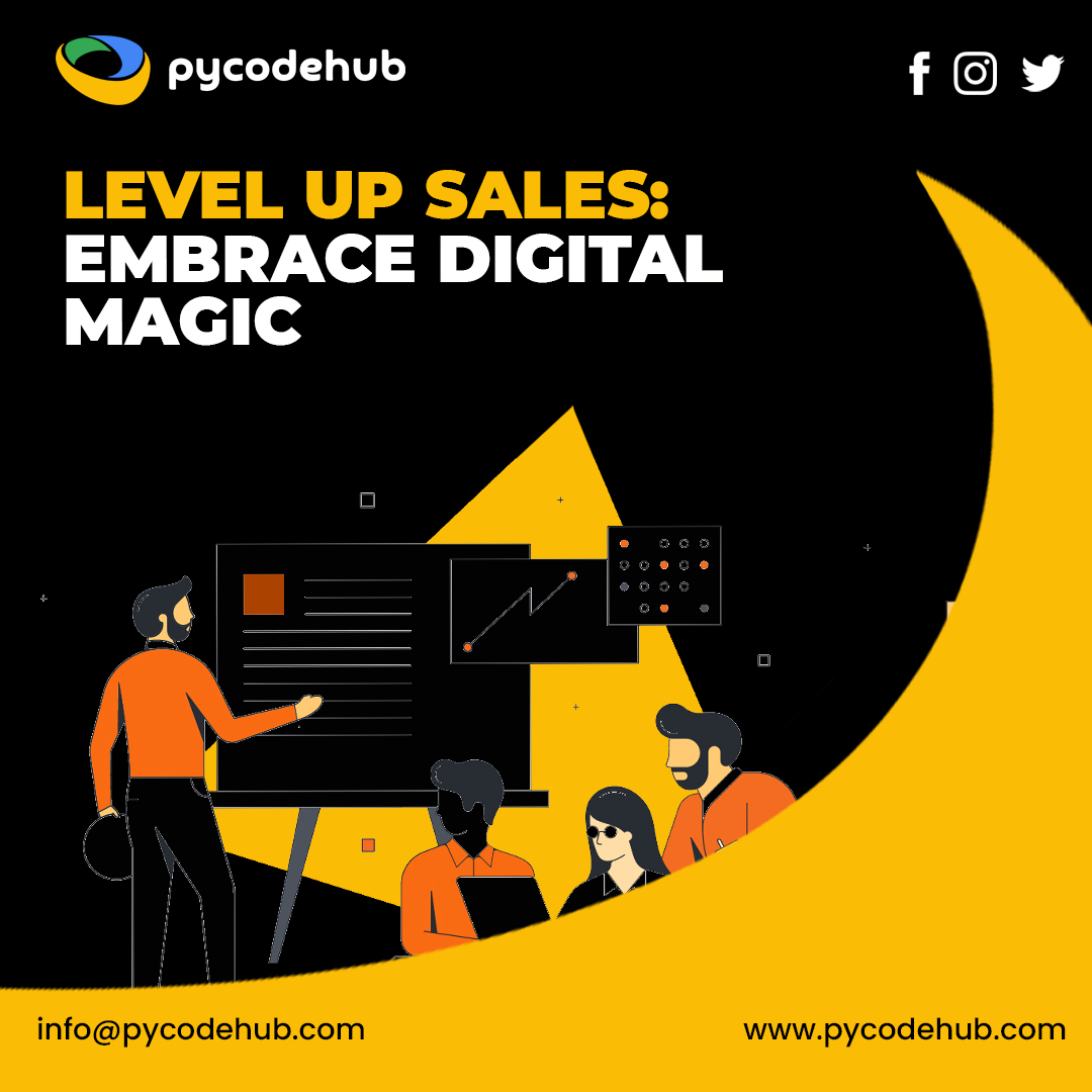 pycodehub's tweet image. Boost your sales game with PyCodeHub—where digital magic transforms potential into profit. Elevate your sales strategy with the wizards of PyCodeHub!
Choose us to transform your business!
For more information, visit our website:
pycodehub.com
#DigitalMagic #pycodehub