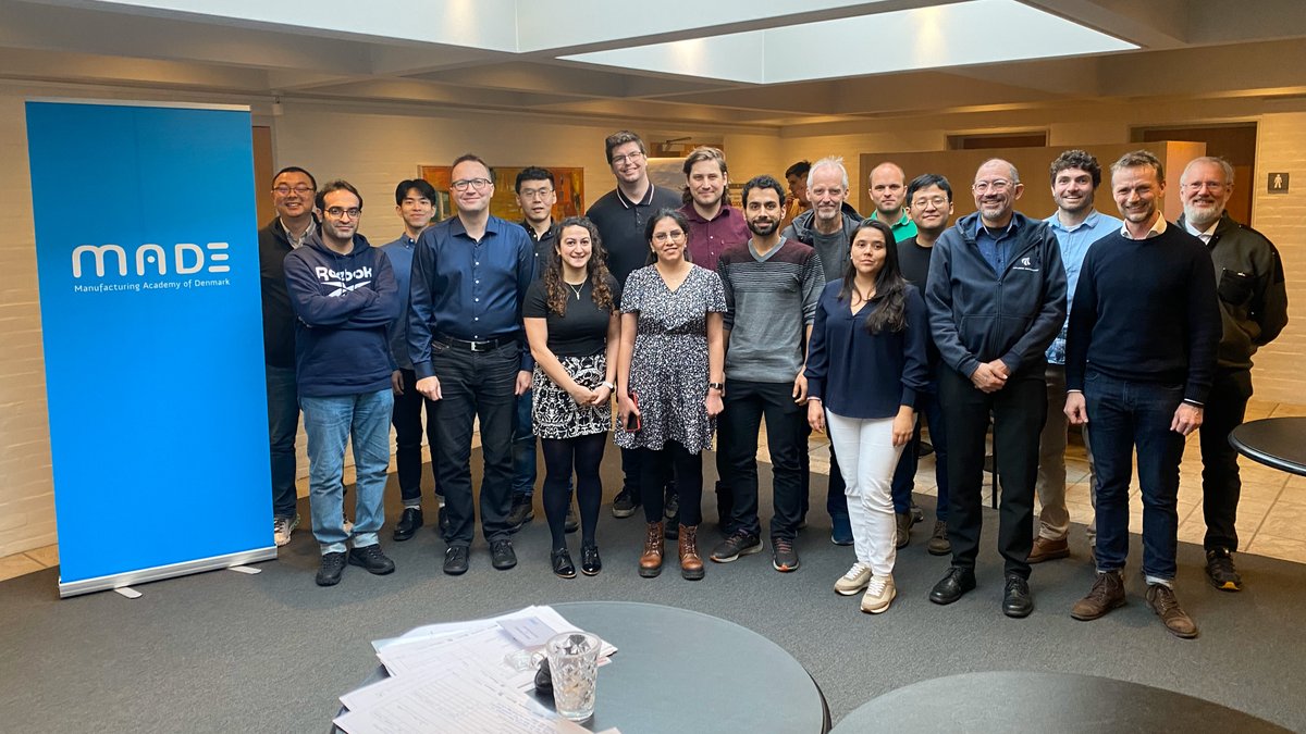 Dejligt at se de unge MADE-forskere til dette års Young Researchers Workshop, hvor vi sammen blev klogere på de største udfordringer for #dkvirk inden for avanceret og bæredygtig #produktion♻️ ⚙️💡 @FujifilmDiosyn, <a href="/LEGO_Group/">LEGO</a>, @Harting, <a href="/WindowMaster_NV/">WindowMaster</a>