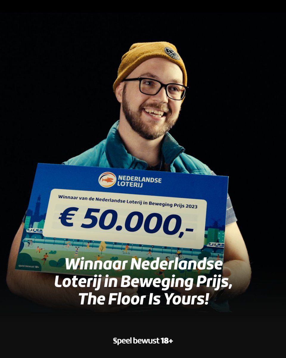🥁Een groot applaus voor de winnaar van Nederlandse Loterij in Beweging Prijs 2023 @breakingleague_ met hun initiatief ‘The Floor Is Yours’. 👏 We hopen dat zij met onze support nog meer impact kunnen maken met hun prachtige en gezonde initiatief.
