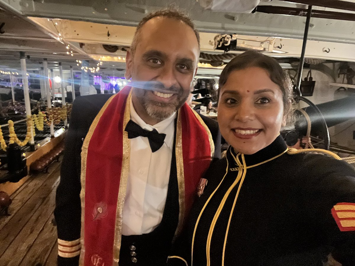 Pardeep Kaur MBE British Army Chef (@pardeep19922328) on Twitter photo It was an amazing experience and absolute pleasure to be celebrating diwali with the members of the <a href="/DefenceHindu/">Defence Hindu Network - UK</a> and other people from the wider community #HMSwarrior #porstmouth. Food, Music, Non alcohol drinks, live entertainment, fireworks 🎇 and <a href="/RoyalNavy/">Royal Navy</a> band were amazing It was an amazing experience and absolute pleasure to be celebrating diwali with the members of the <a href="/DefenceHindu/">Defence Hindu Network - UK</a> and other people from the wider community #HMSwarrior #porstmouth. Food, Music, Non alcohol drinks, live entertainment, fireworks 🎇 and <a href="/RoyalNavy/">Royal Navy</a> band were amazing