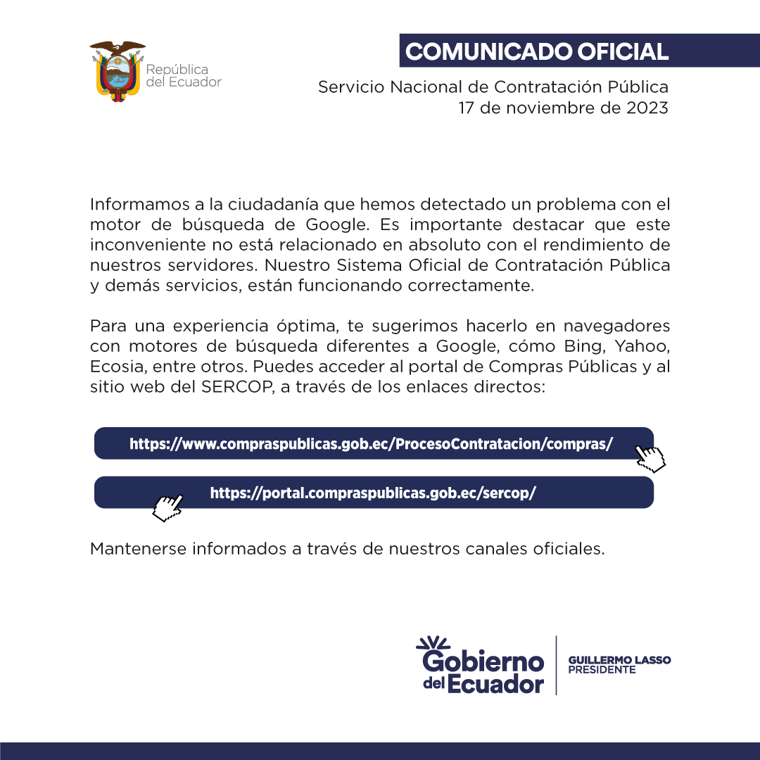 SERCOP 🇪🇨 tweet media