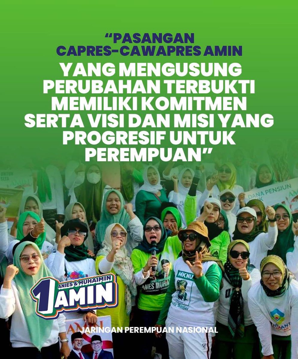 shafan_sf's tweet photo. #AMINPeduliPerempuan
#AniesMuhaimin2024 https://t.co/J3MzJKQs4Z