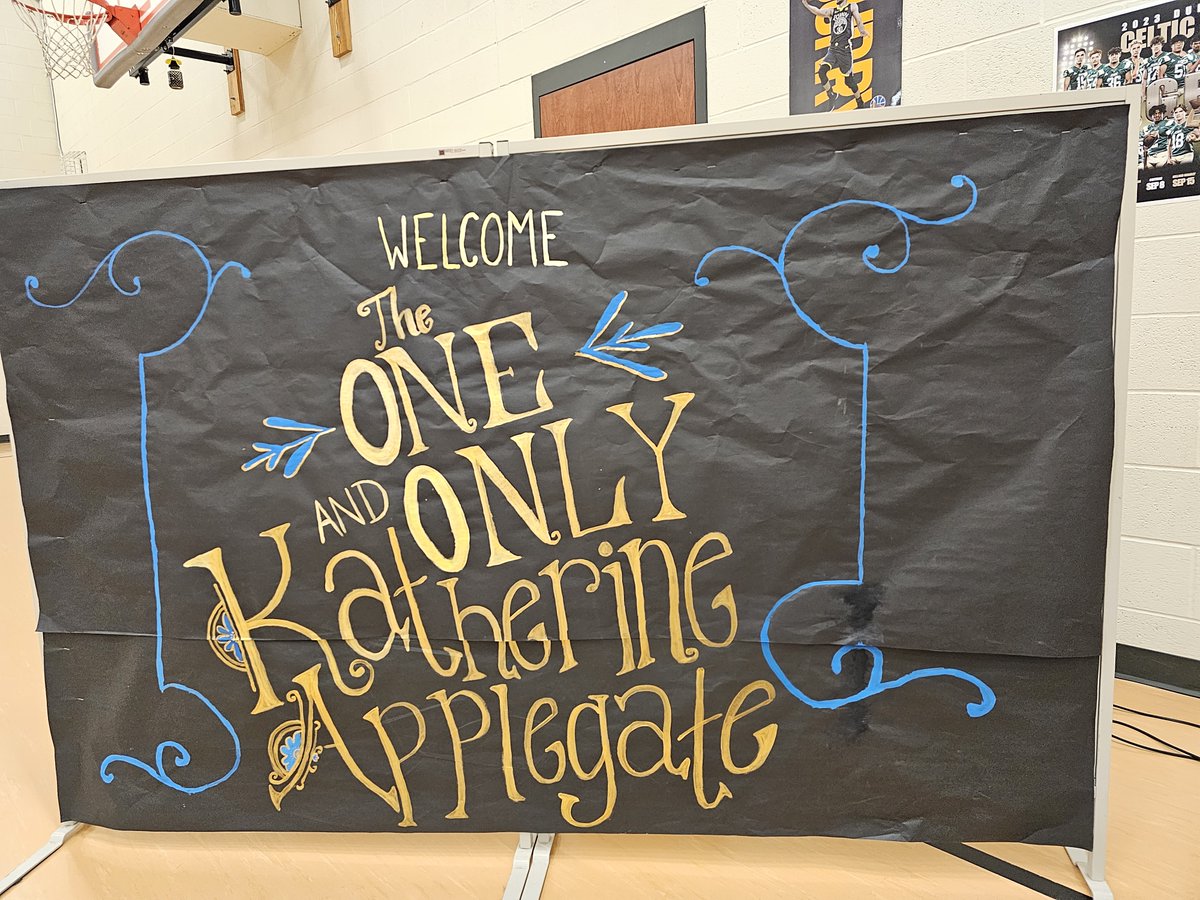 Check out Instagram to capture all of our moments today at GRE from our visit with Katherine Applegate in honor of Erica Kelley!