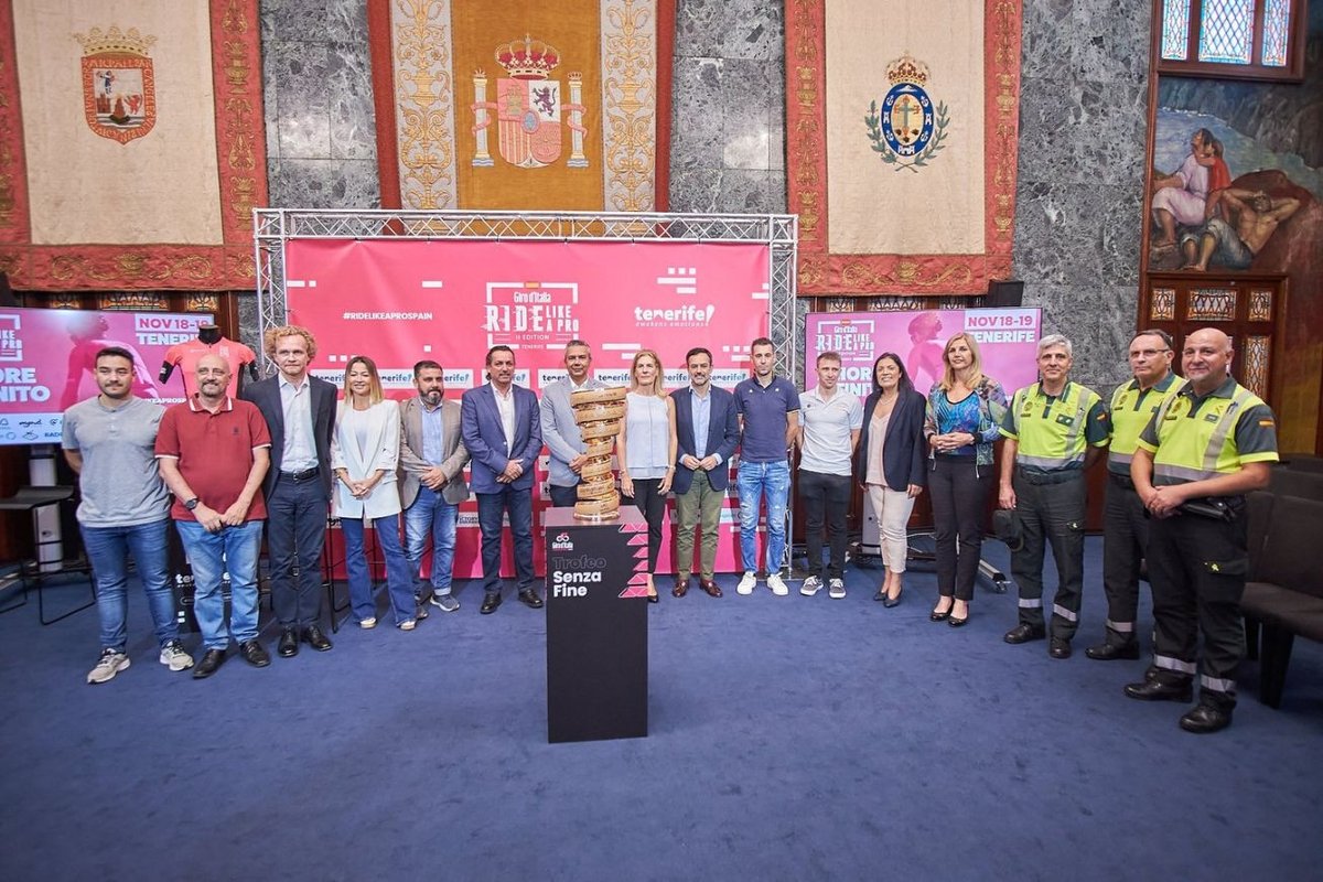 #Tenerife acoge por segundo año consecutivo el Giro d’Italia Ride Like a Pro Spain

🚴 Más de 700 ciclistas de 22 nacionalidades participarán este fin de semana en las dos etapas de la prueba

📲 Más información: deportestenerife.es/noticias/tener…