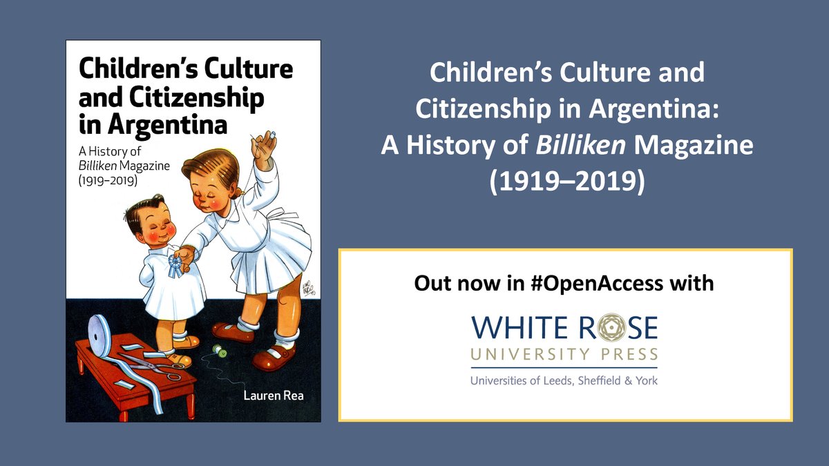 #RevistaBilliken is 104 years old today. I've spent 10 of those years researching this extraordinary magazine and its influence on Argentine culture. My book is out now with @WRUniPress. Download for free: doi.org/10.22599/Billi… @sheffielduni @UniShefAH @ahrcpress @AHKExchange