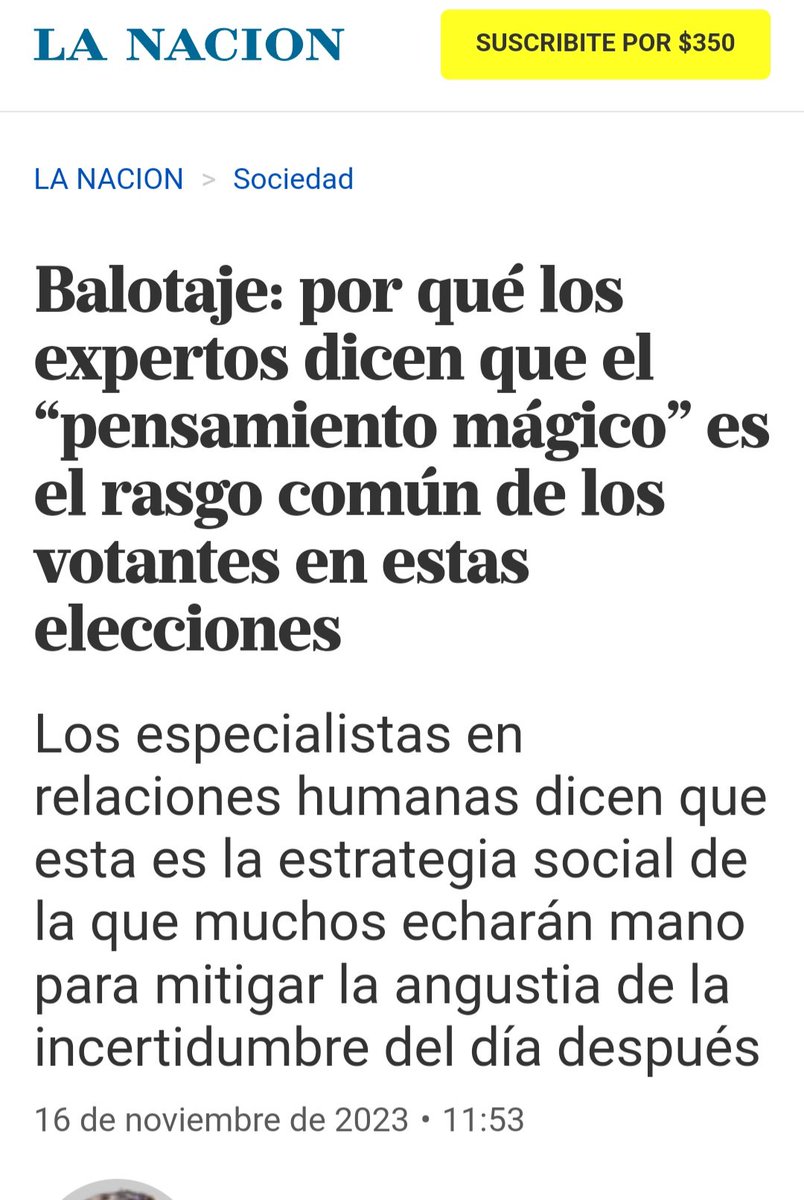 MonicaCruppi's tweet photo. Les dejo mi colaboración para esta nota de LN https://t.co/jykbCtsF4D