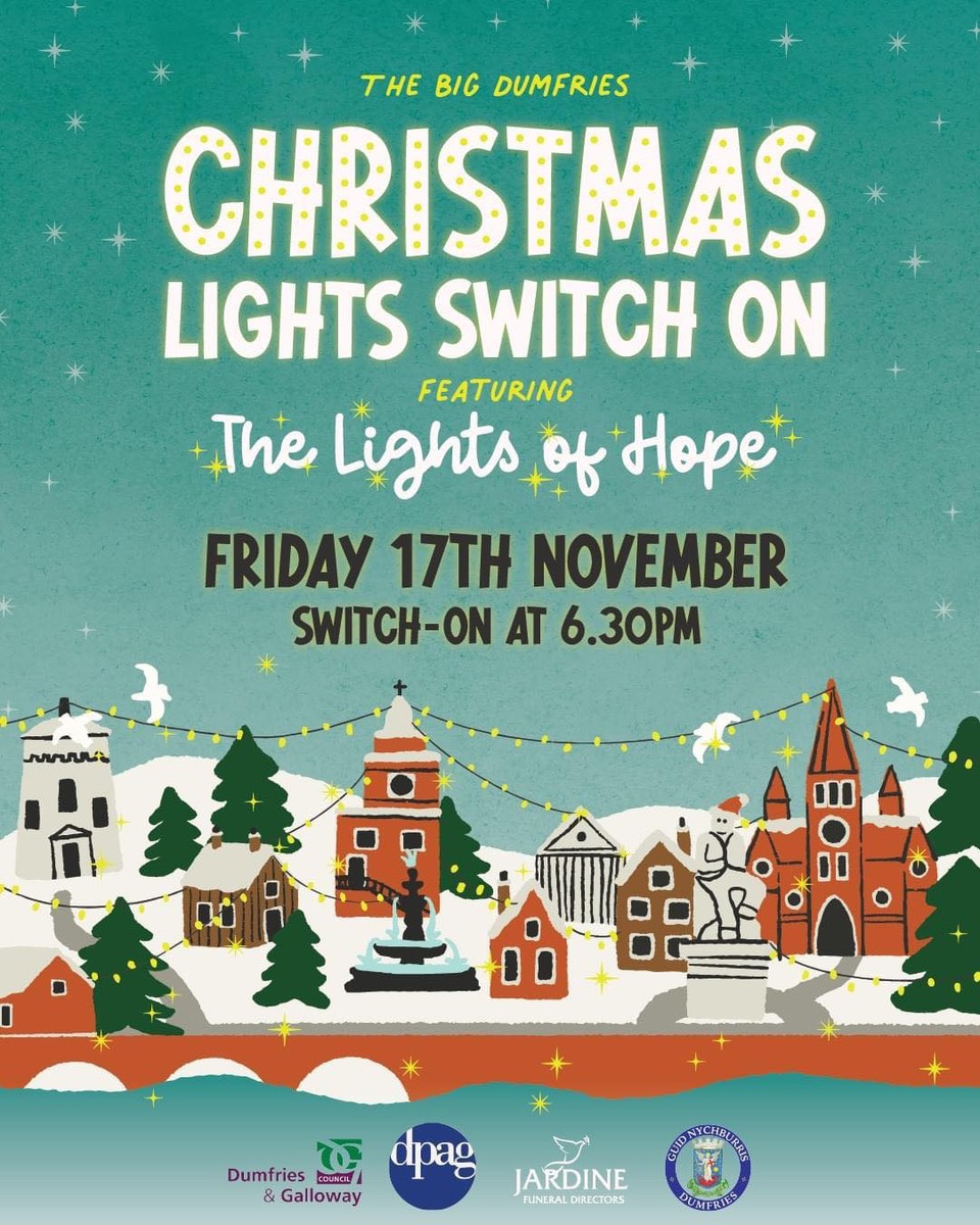 Dumfries Devorgilla Rotary Club (@dumfdevorgilla) on Twitter photo Friday 17 November, the Christmas Lights in Dumfries
<a href="/DumfriesAction/">Dumfries Partnership Action Group DPAG</a> Friday 17 November, the Christmas Lights in Dumfries
<a href="/DumfriesAction/">Dumfries Partnership Action Group DPAG</a>