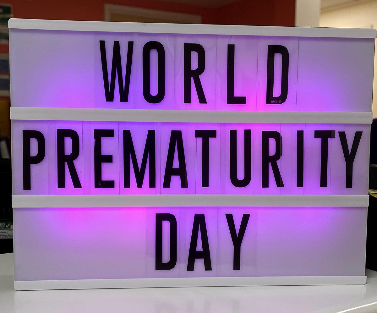 To mark #worldprematurityday2023 our iconic Clock Tower will be lit up purple this evening. Our Oliver Fisher Neonatal Unit is decorated to raise awareness and show their support to the families past and present. #bestofcare #bestofpeople #Medway #Swale