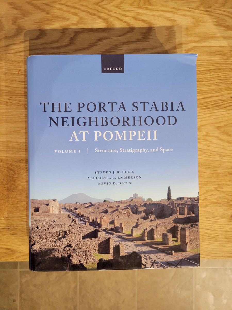 Ivo_vdG's tweet photo. Received my copy in the mail today. So happy to be part of this. Congratulations to everyone involved, especially the mighty co-editors @StevenEllis74 @AllisonEmmerson @dicus_kevin. Also @Pompeiana79 @Admiror_paries @CatKBaker @ChrisMotz and those not on X. https://t.co/aiIUlltKRY