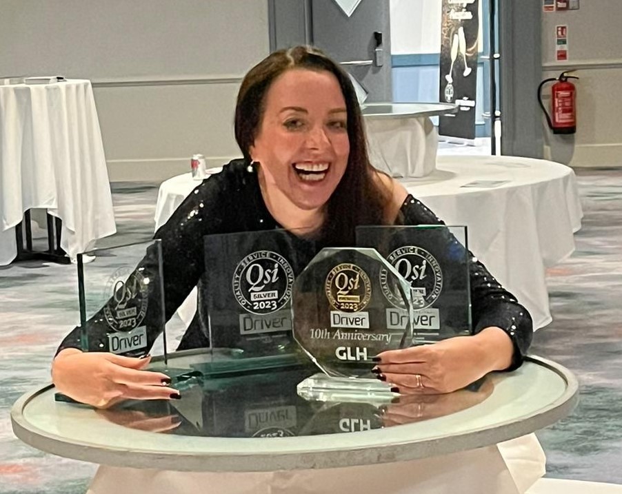 Not only did we win silver in ALL THREE categories, we also won a special award for being the only operator to win every year for the last decade! Congratulations to everyone at the <a href="/prodrivermag/">Professional Driver Magazine</a> QSi Awards last night and THANK YOU for supporting awards charity Think Pink x