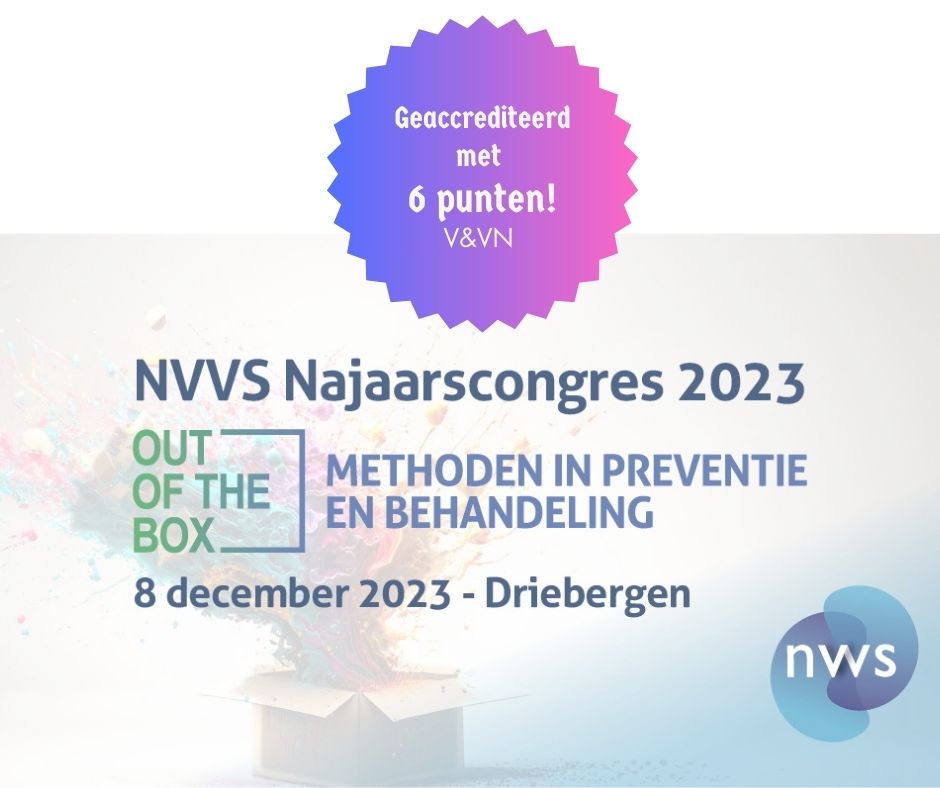 Over 3 weken vindt het NVVS Najaarscongres 'Out of the Box' plaats in Congrescentrum Antropia in Driebergen. Registreer nu om er 8 december 2023 bij te zijn! nvvs.info/professionals/…
Het Najaarscongres is geaccrediteerd met 6 punten!
#NVVSNajaarscongres2023 #OutoftheBox #Innovatie