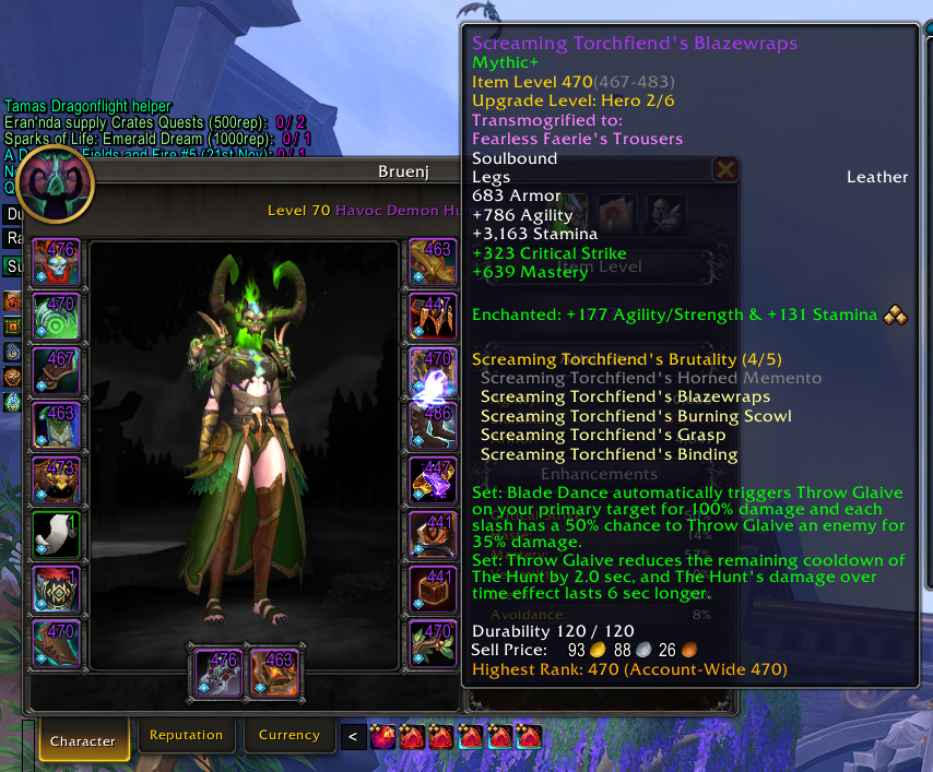 Damn, finally a week one 4-set with the latest patch in <a href="/Warcraft/">World of Warcraft</a> . Feelsamazing