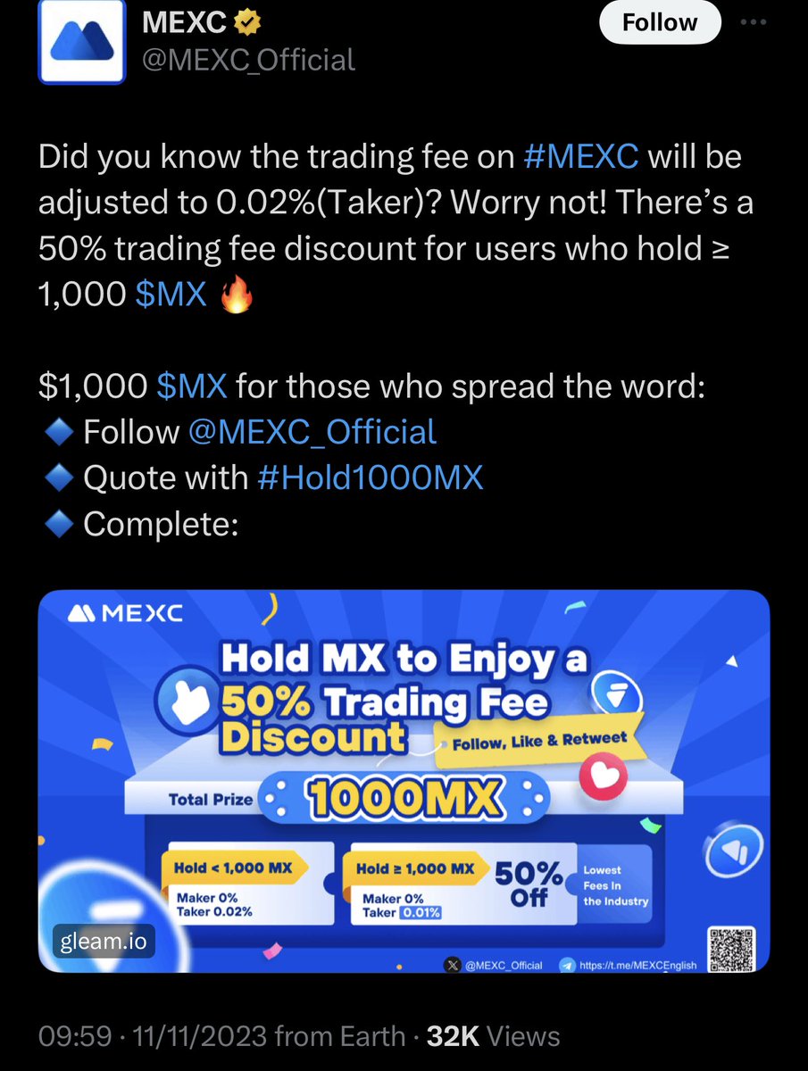 Bitcoinhabebe's tweet image. #MEXC &amp;amp; other exchange Fees are about to be doubled. To get 50% off fees and also random #USDT AIRDROPS, You can create an account using this VIP link : 

mexc.com/register?invit…

I strongly recommend. Because during the bullmarket all exchanges raise their fees so they can…