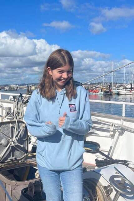 Congratulations to A/C Macie who has just completed a week offshore on the Sea Cadet Flagship T/S Royalist gaining her Offshore Hand Grade 2. Well done. #seacadetsoffshore #seacadetsuk #seacadets #startyourjourney #southwestareaseacadets #devondistrictseacadets