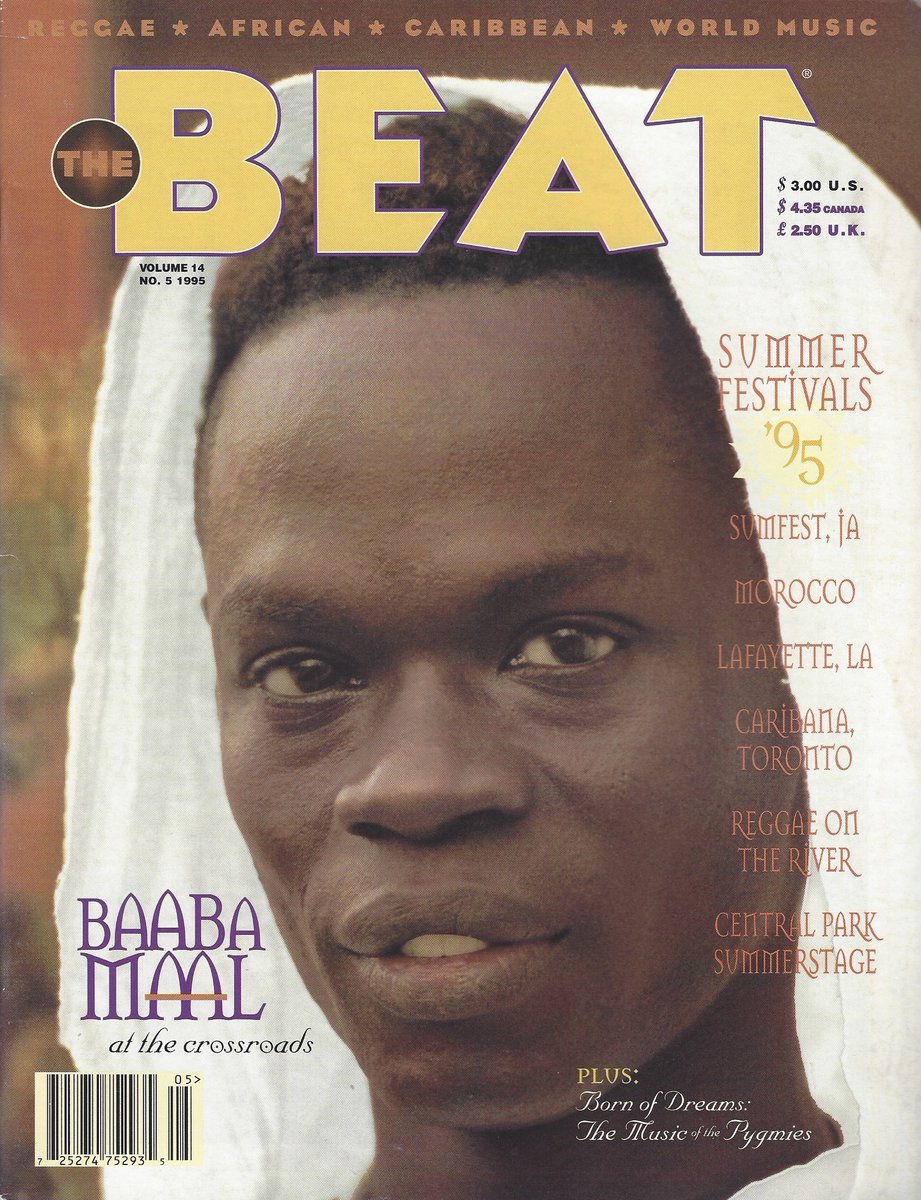 Being the cover star of The BEAT in 1995, a unique, much missed magazine covering reggae, African, Caribbean and world music for 28 years, closing in 2010. #BMPrevious