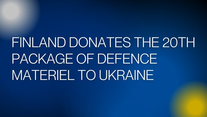 FinlandinUSA's tweet photo. Finland sends 20th defense materiel shipment to Ukraine, bringing total value of 🇫🇮 defense assistance to $1.5 billion.
- Europe's security environment is at stake. With our allies, we remain unwavering in our support to Ukrainians, says DefMin @anttihakkanen #ReliableFinland🇺🇦🇫🇮 https://t.co/bCZ5wlxrud