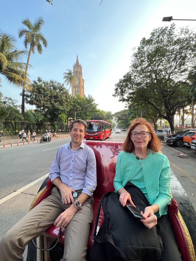 Khaki_Tours's tweet photo. A team of #academicians from the prestigious @UofIllinois Urbana were visiting #Mumbai for the first time. They enjoyed the #oldtown stories of #Bombay on our #FortByVictoria ride even amidst the last minute #Diwali shoppers on the bustling streets of the city.

Loved our tours? Time to take your loved ones on one of our experiences!
To book a tour, call +91 8828100111 or email hi@khakitours.com

#DiscoverMumbai #MumbaiHeritageTour #Mumbai #MumbaiHistory #KhakiTours