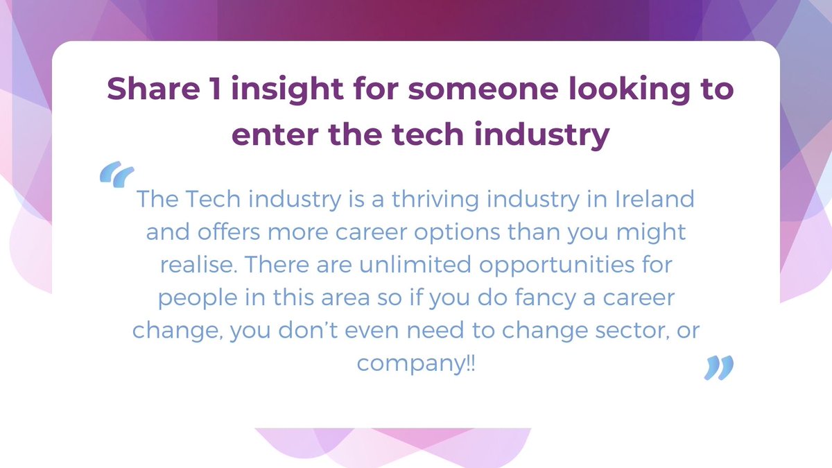 🌟#CWITTalentSpotlight📷 Meet Eilish Nolan, a Technical Delivery Manager from @BTinIreland In her 23-year career, she has seen incredible evolution. Eilish loves the constant change & unlimited opportunities the thriving tech industry has to offer! #inspiring #inspiringwomen