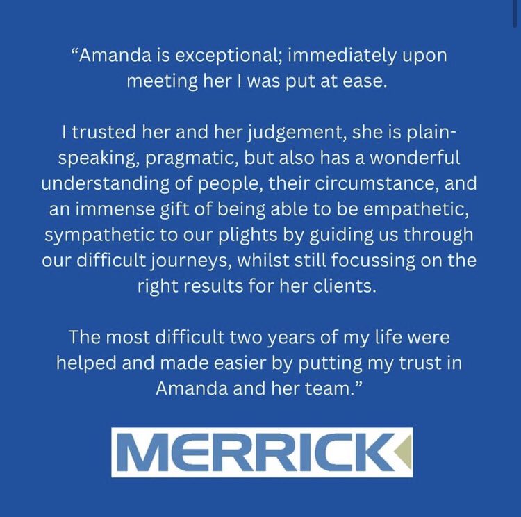 Nice words for the team. Never just a job when you have people relying on you in their time of need.

#Familylaw