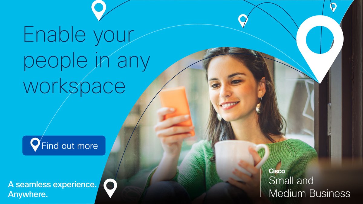 ApoticaGH's tweet photo. Set your hybrid team up to collaborate wherever they are. 
Apotica cloud-led SMB solutions from Cisco are built to enable a smooth and secure work experience anywhere, anytime.

#Hybridwork #Cloudbased #SMB https://t.co/kC1F29ryyg