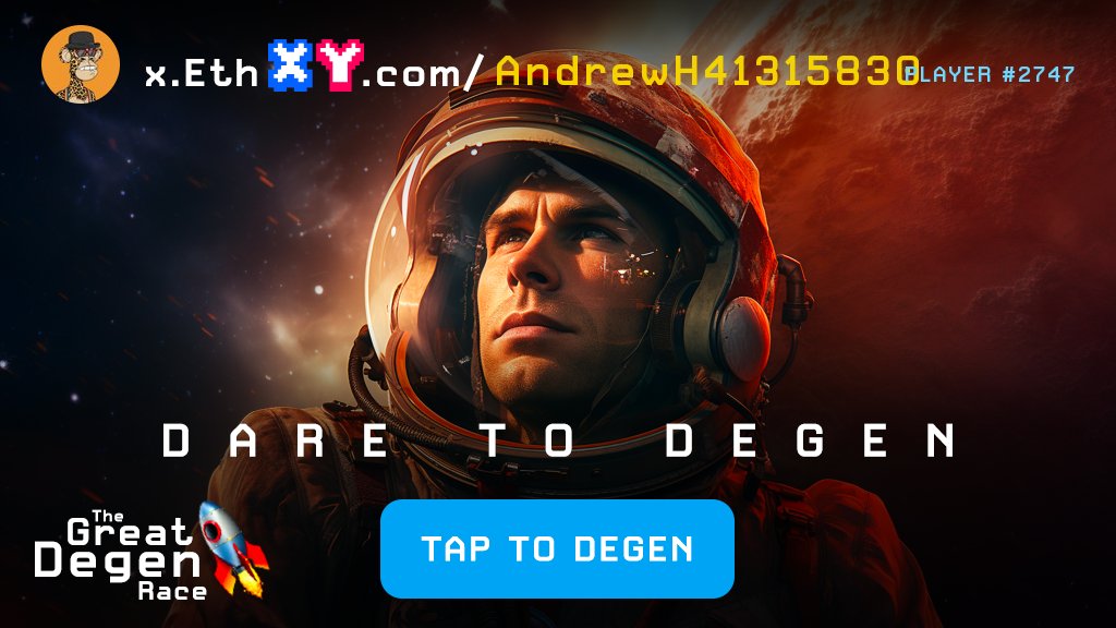 I'm ready for <a href="/ethxy/">EthXY: Warlords</a> to blast off to the moon. x.ethxy.com/andrewh41315830